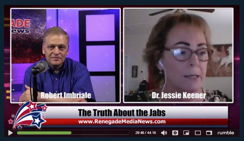 Robert Imbriale RenegadeMediaNews.com interview with Dr. Jessie Keener - August/24/2022